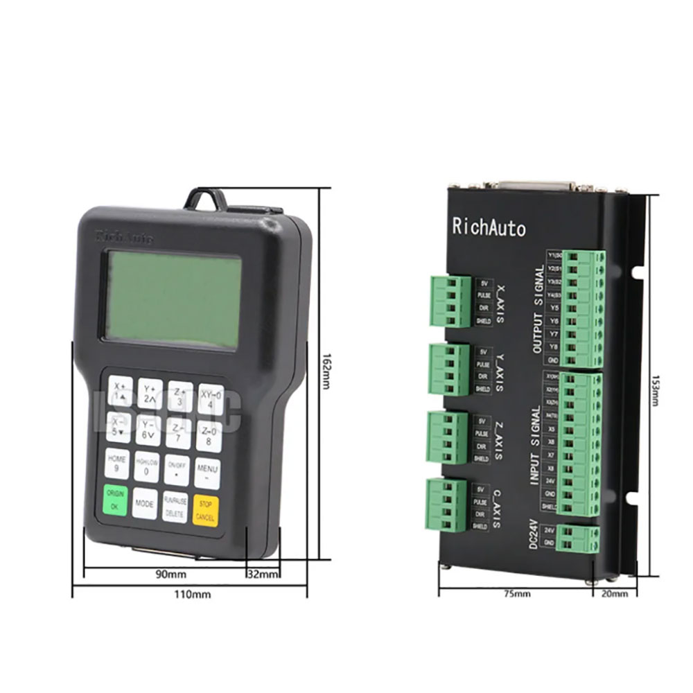 Richauto A11 3-axis Dsp Engrav - огляд і ціна Richauto A11 Dsp Controller 3 Axis