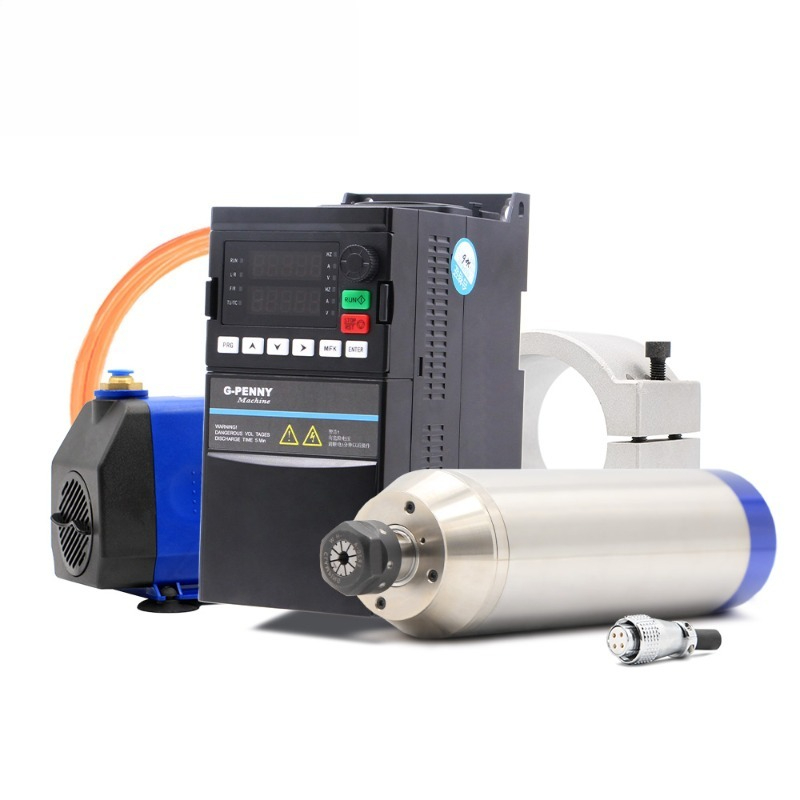 2.2kw ER20 D80 12000rpm/24000r - огляд і ціна 2.2Kw Water Cooled Spindle Kit Vfd