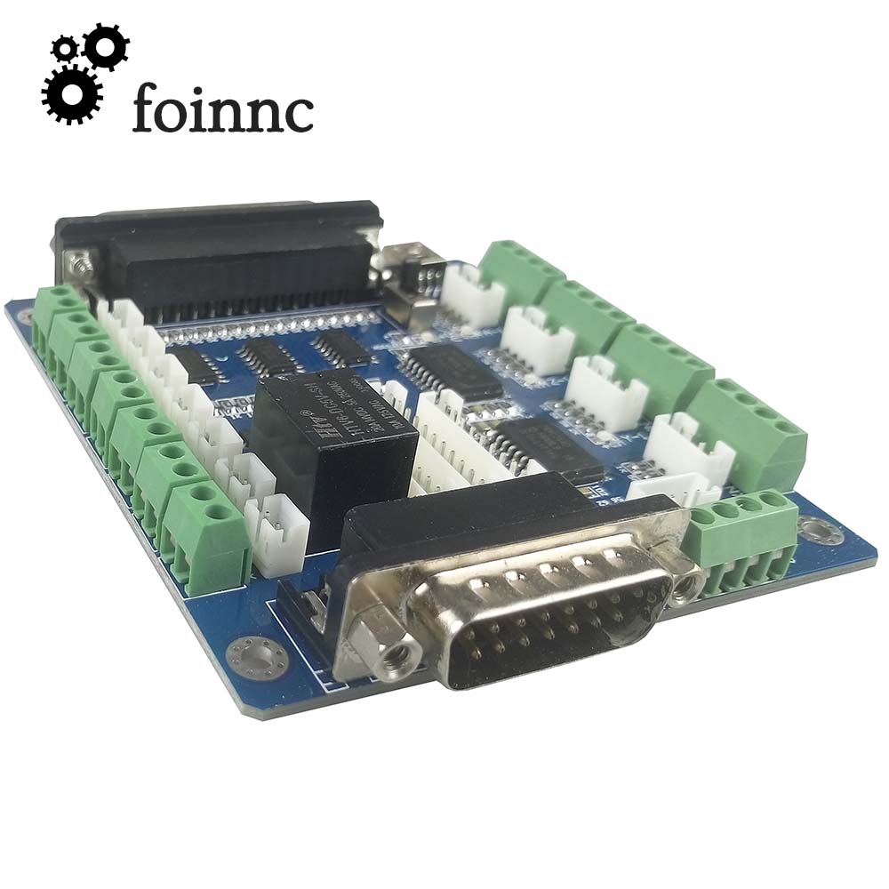 Mach3 5 Axis CNC Breakout Cont - огляд і ціна 5 Axis Cnc Breakout Board Interface Mach3