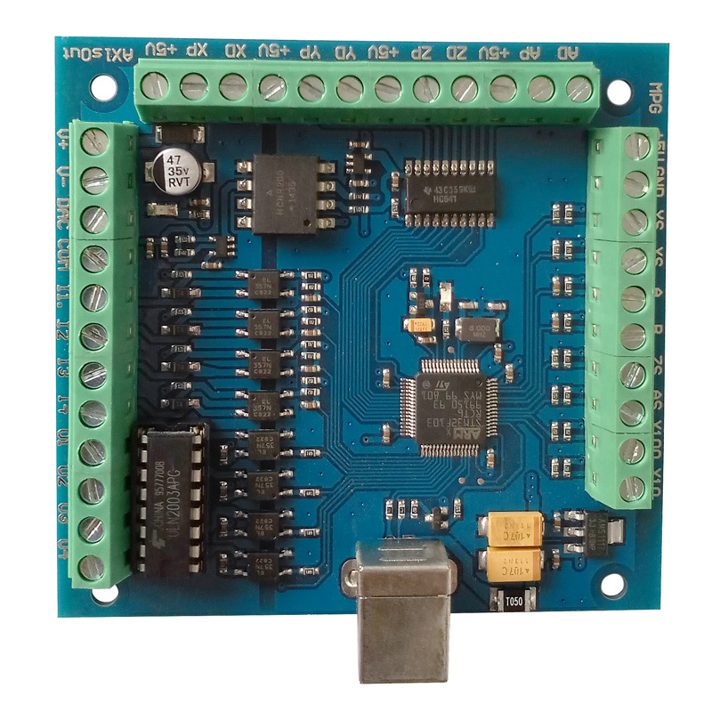 CNC Breakout Board USB MACH3 E - огляд і ціна Mach3 Usb Cnc Controller 4 Axis 100Khz