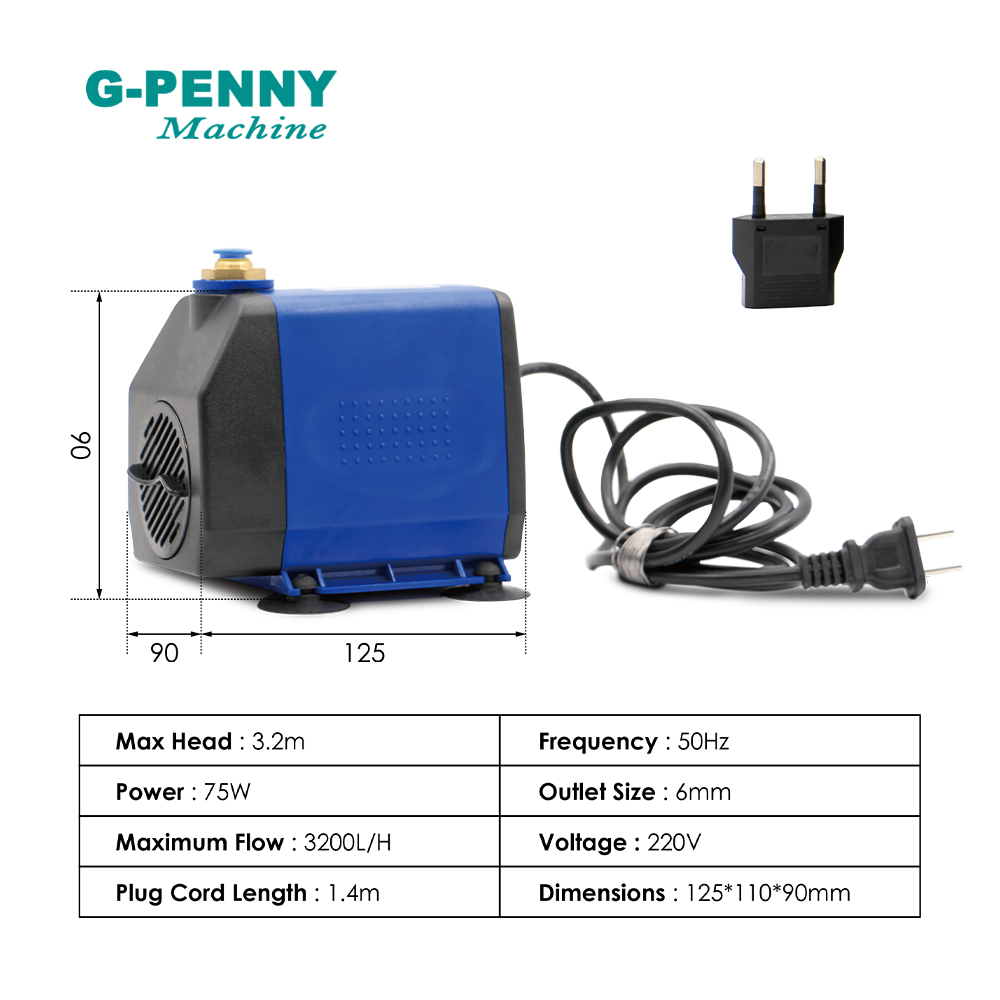 G-PENNY 2.2kw ER20 Water Coole - огляд і ціна 2.2Kw Water Cooled Spindle Kit Vfd