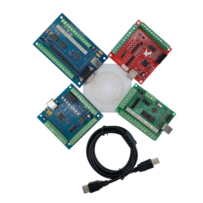 1pcs Breakout Board Interface  - огляд і ціна Mach3 Usb Cnc Controller 4 Axis 100Khz
