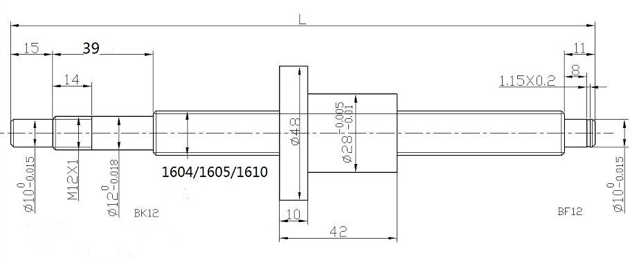6‑Set CNC Kit HGR20 Linear Gui - огляд і ціна Hgr20 Linear Guide Rail Ballscrew Set