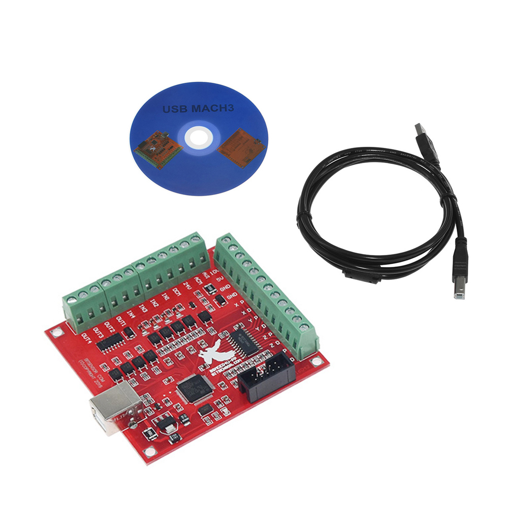 MACH3 CNC USB 100Khz Breakout  - огляд і ціна Mach3 Usb Cnc Controller 4 Axis 100Khz