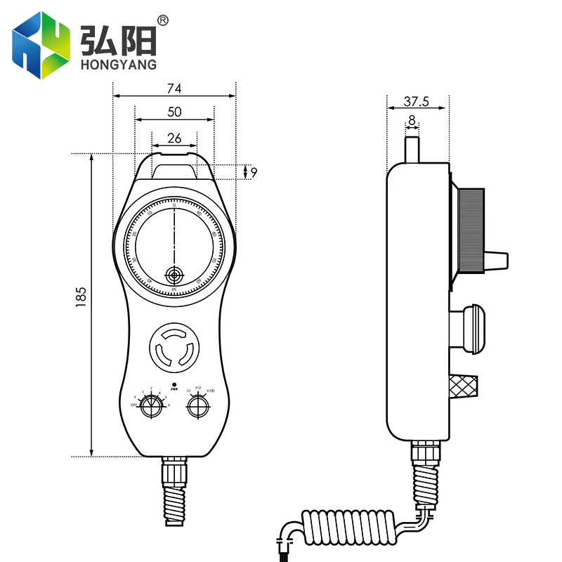 HYCNC CNC MPG handwheel for DD - огляд і ціна Ddcs V4.1 4 Axis Cnc Offline Controller