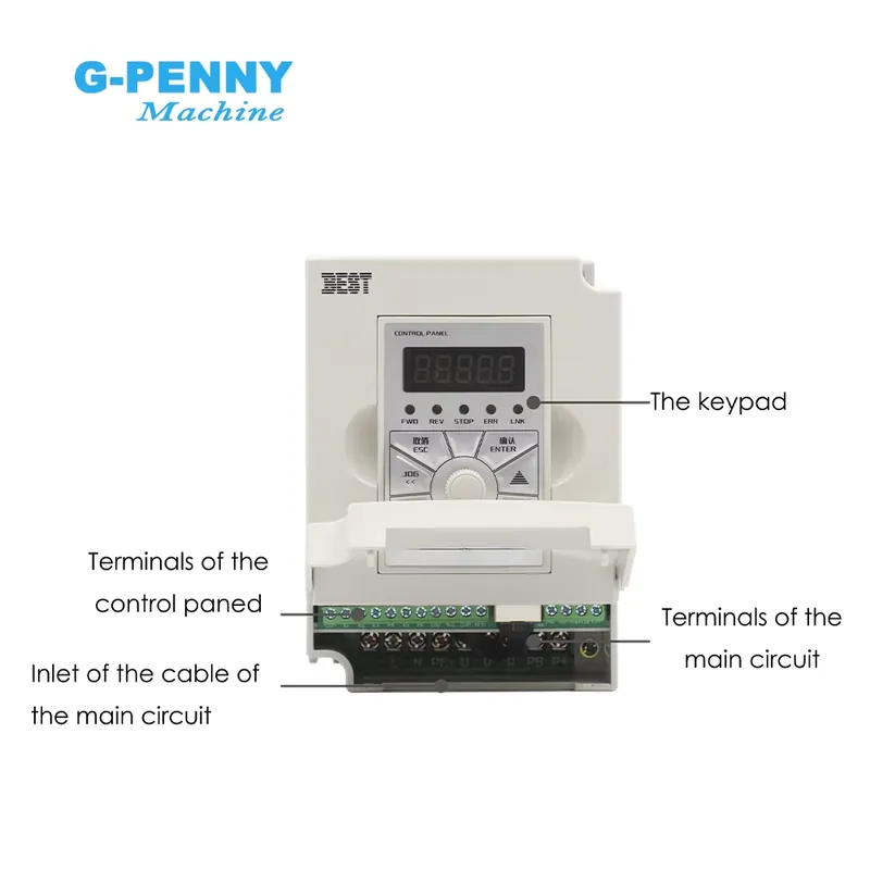 G-penny 2.2KW ER20 D80 Wood Wo - огляд і ціна 2.2Kw Water Cooled Spindle Kit Vfd