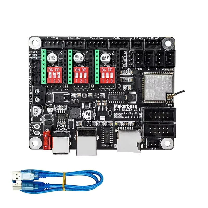 MKS DLC32 V2 GRBL Offline Wifi - огляд і ціна Grbl 32 Bit Control Board Offline Display