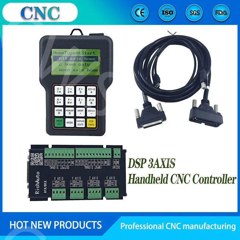 RichAuto DSP A11E 3-axis contr - огляд і ціна Richauto A11 Dsp Controller 3 Axis
